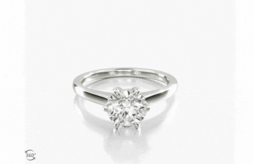 prong setting ring views