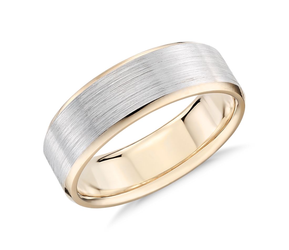 Brushed Beveled Edge Ring