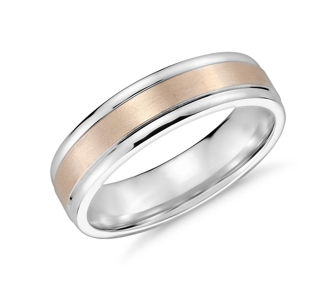 Brushed Inlay Ring