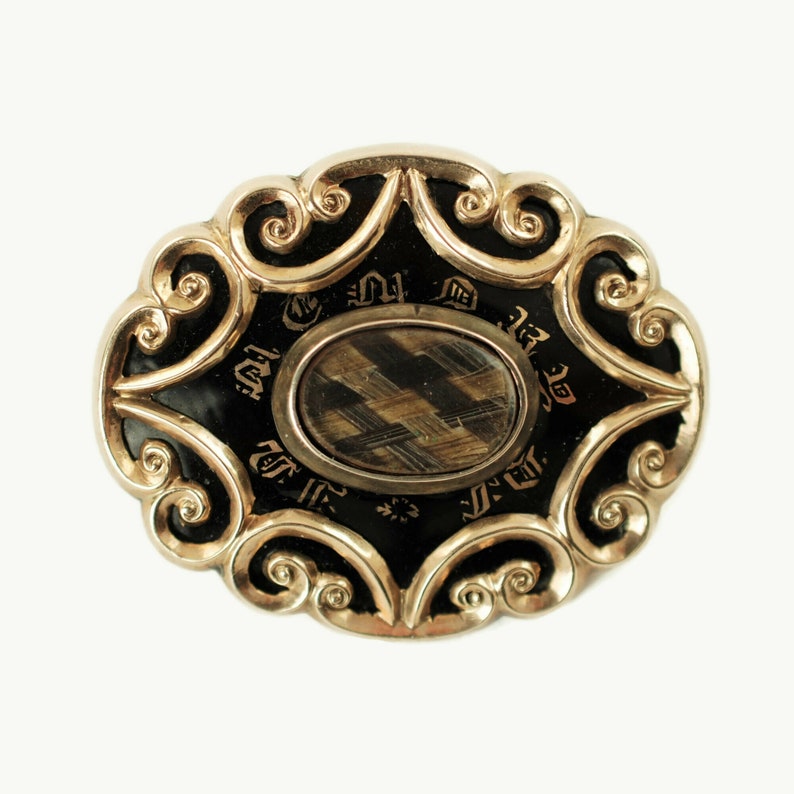 mourning brooch