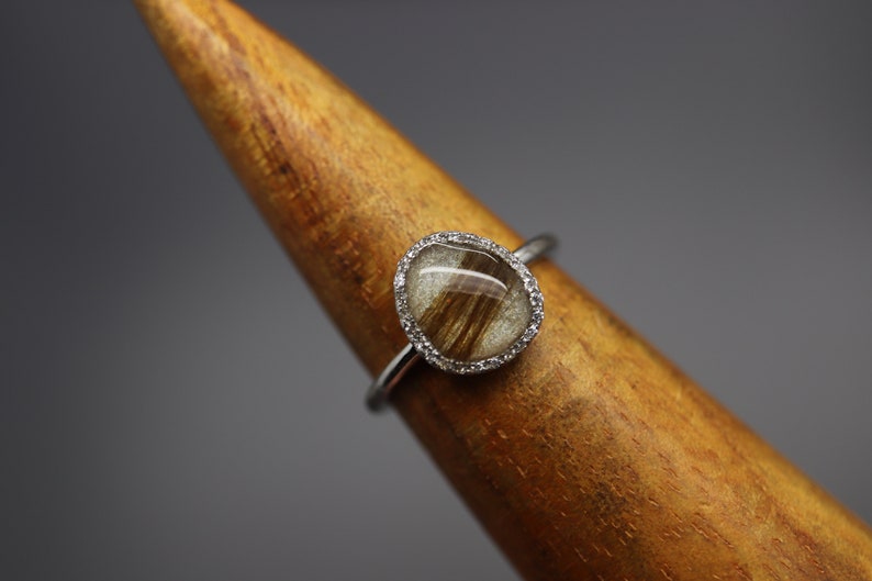 Hair Keepsake Mourning Ring