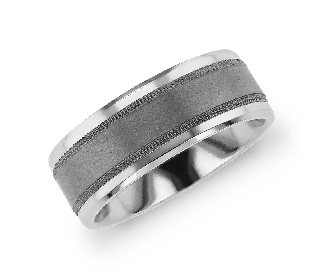 Beveled Edge Wedding Band