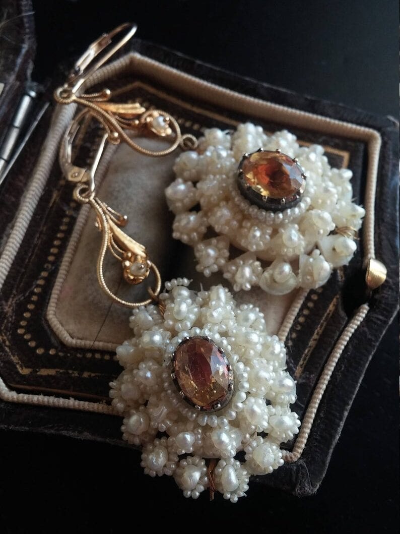 Vintage Pearl Earrings