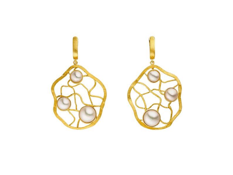 Pearl Beaded Earrings