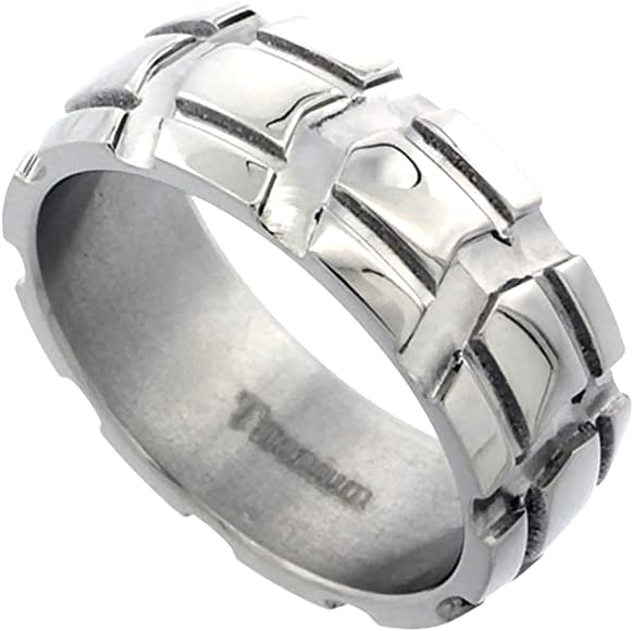 Wheel-Inspired Wedding Band