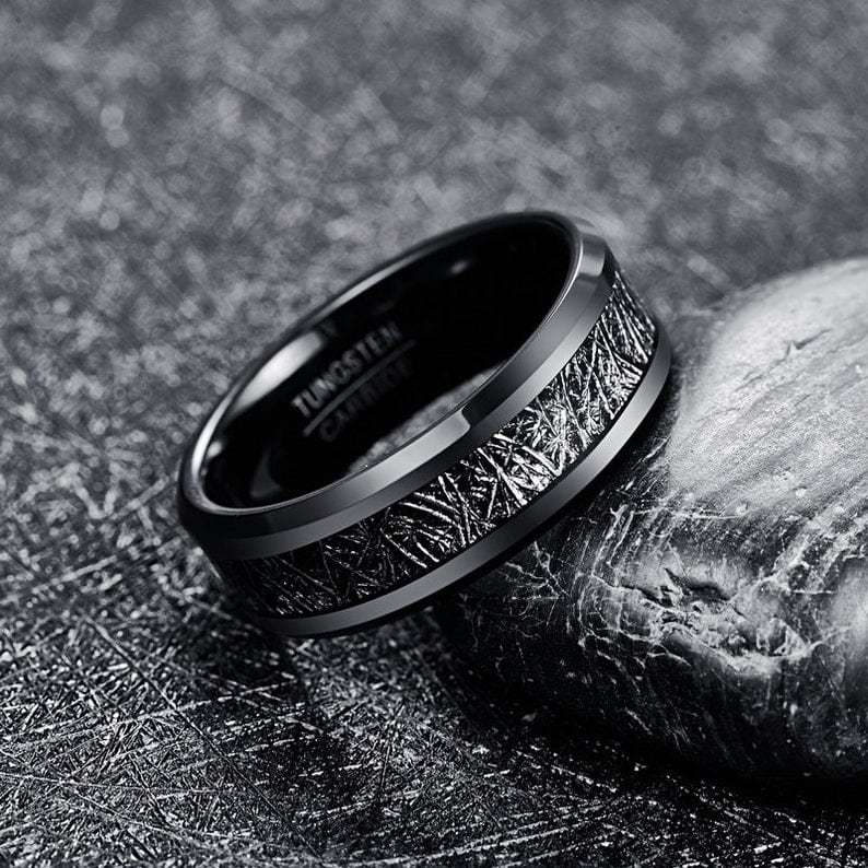 Meteorite Unique Men’s Wedding Bands