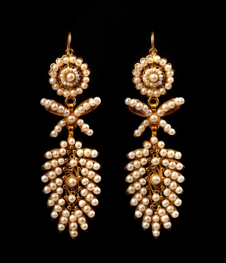 Bohemian Pearl Earrings