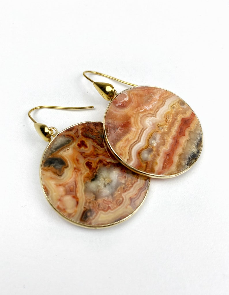 Agate earrings