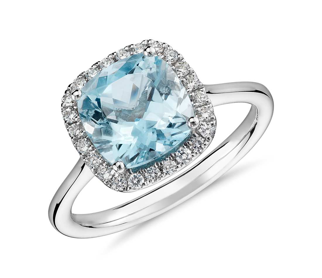 Aquamarine cocktail ring 
