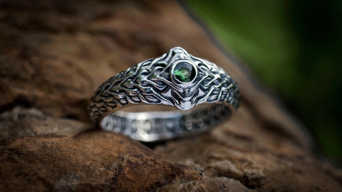 Art Nouveau Engagement Ring