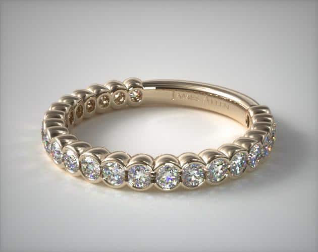 bezel set eternity ring