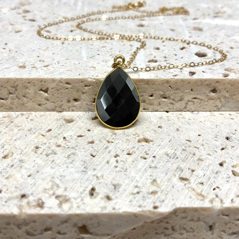 black onyx pendant
