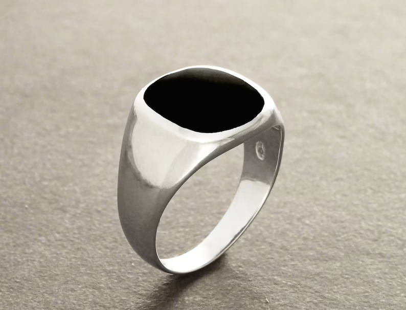 black onyx ring