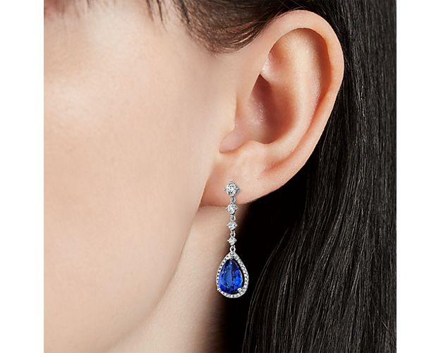 tanzanite earrings