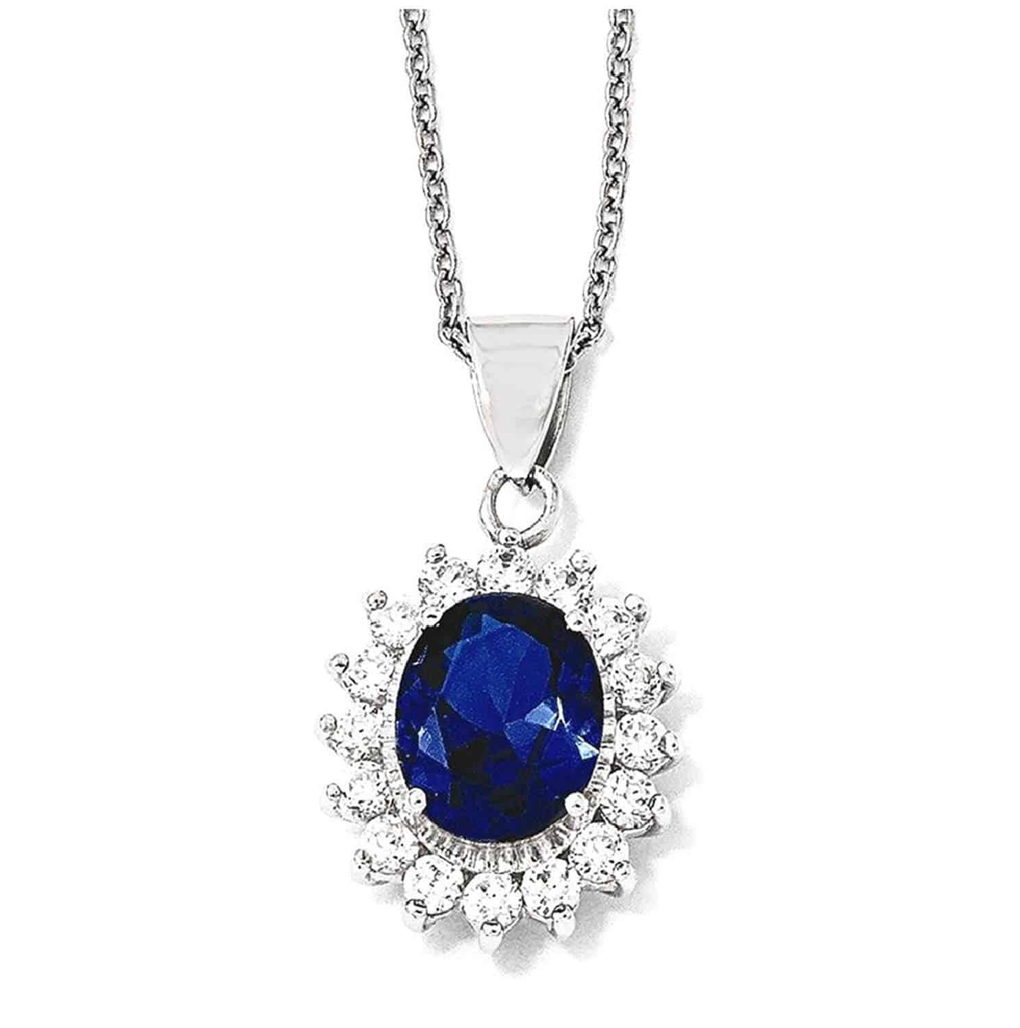 Blue Spinel pendant