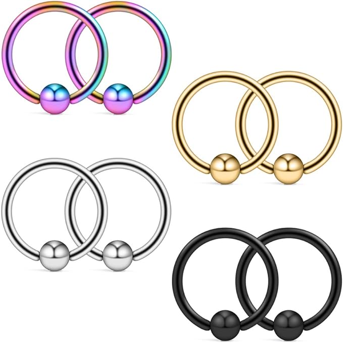captive bead ball closure rings