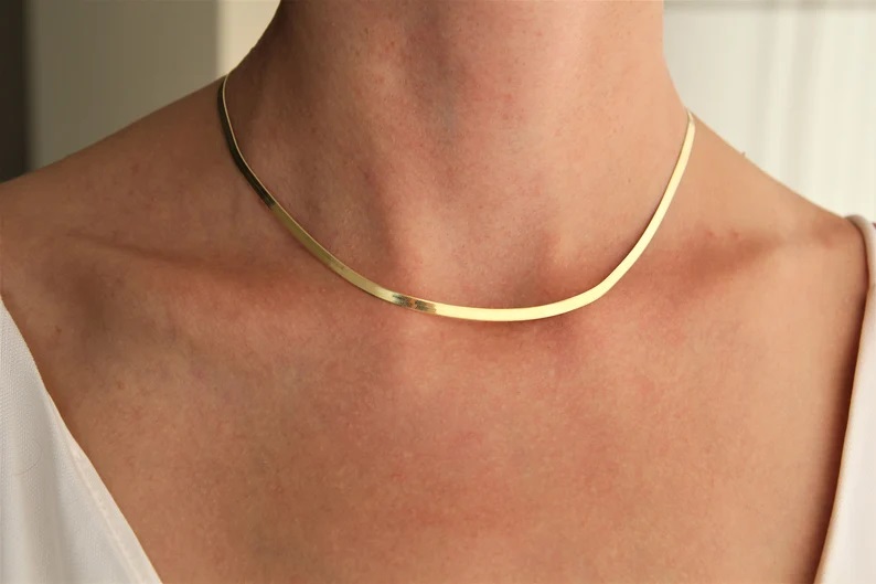 flat chain necklace