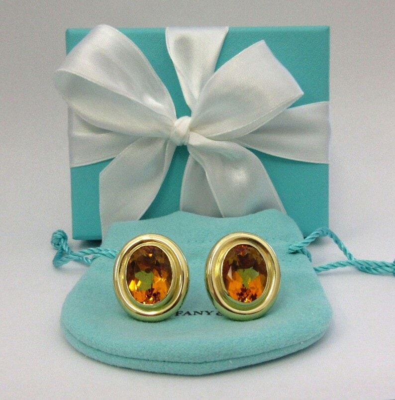 Citrine earrings