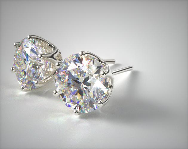 classic diamond stud