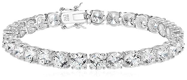 Cubic zirconia tennis bracelet
