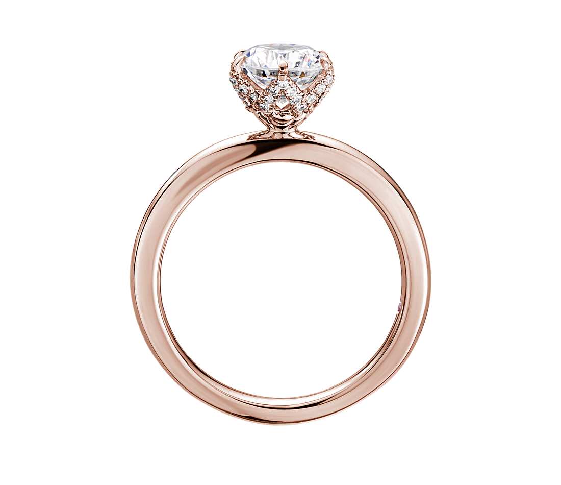 high set engagement ring
