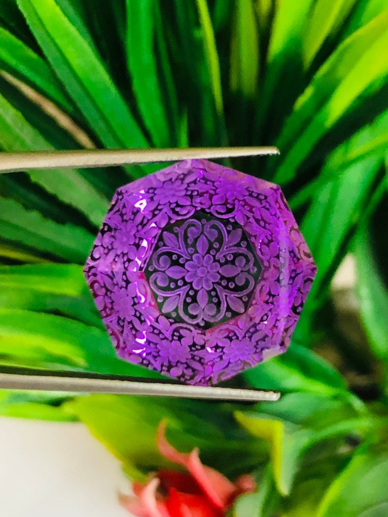 Loose amethyst gemstone