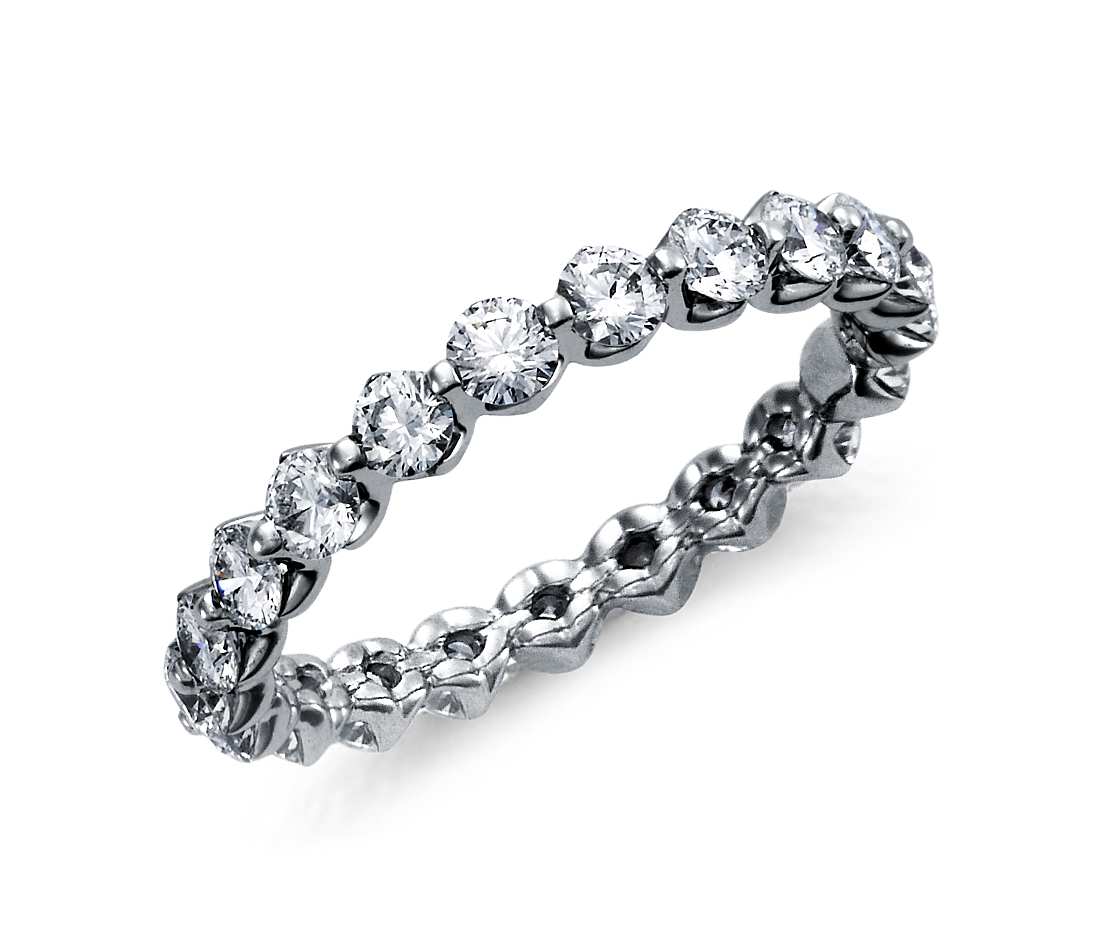 Floating Diamond Eternity Ring
