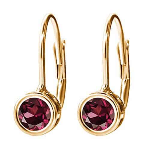 garnet earrings