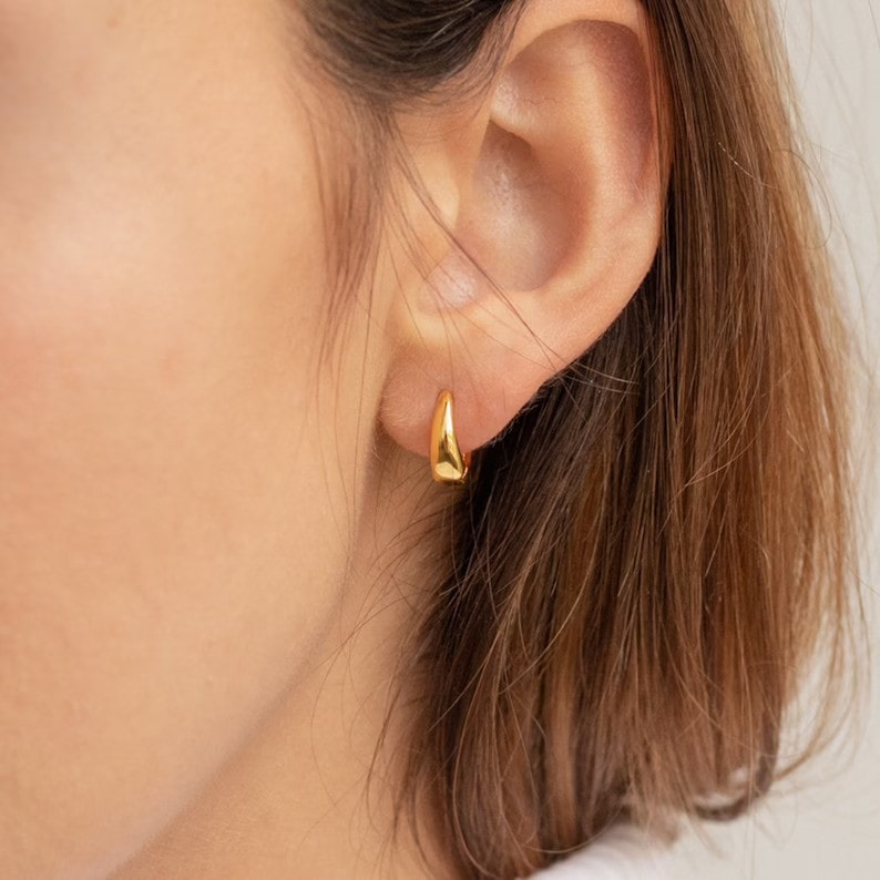 Gold Hoop Earrings