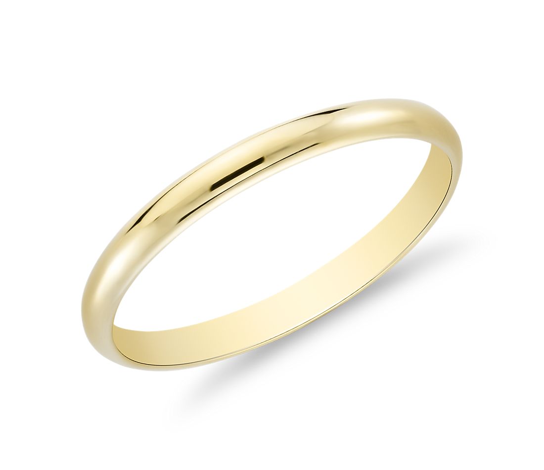 plain gold ring