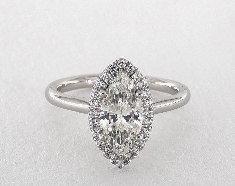 halo setting marquise cut