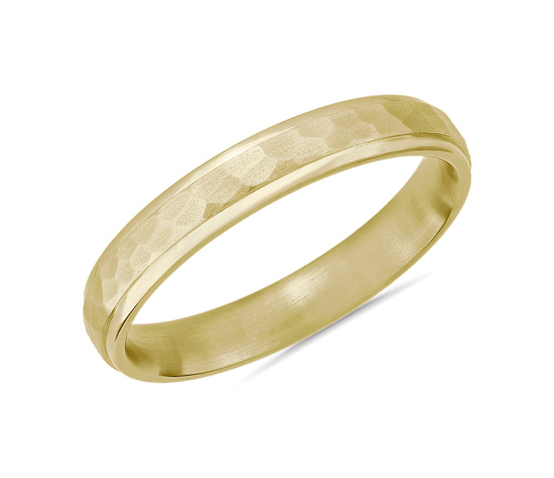 hammered ring width blue nile