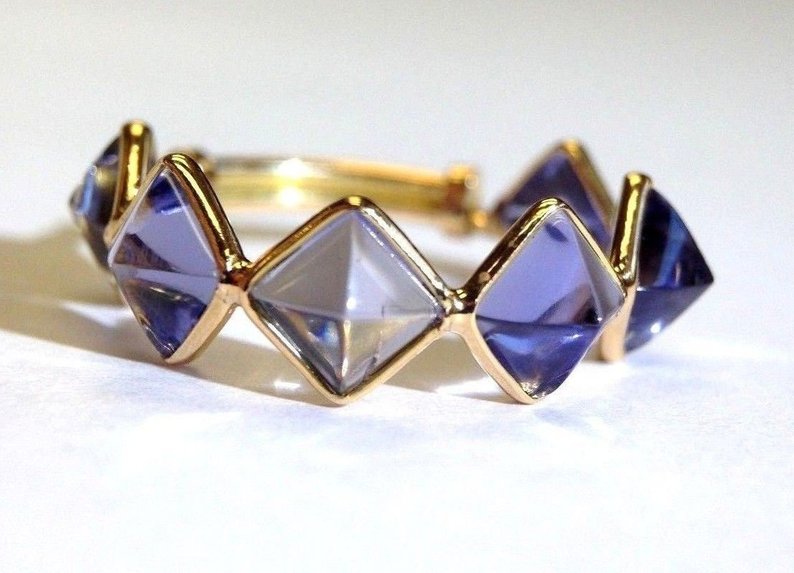 iolite eternity band