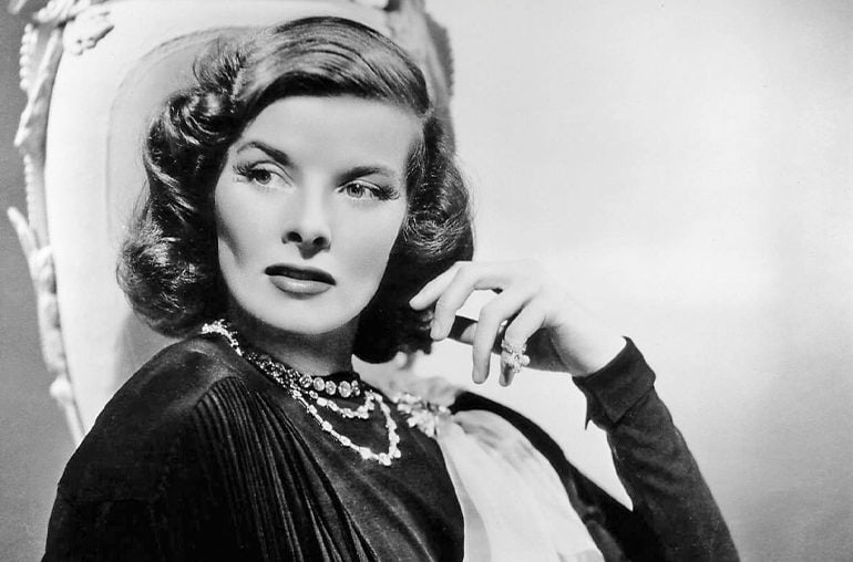 katherine hepburn with riviere necklace