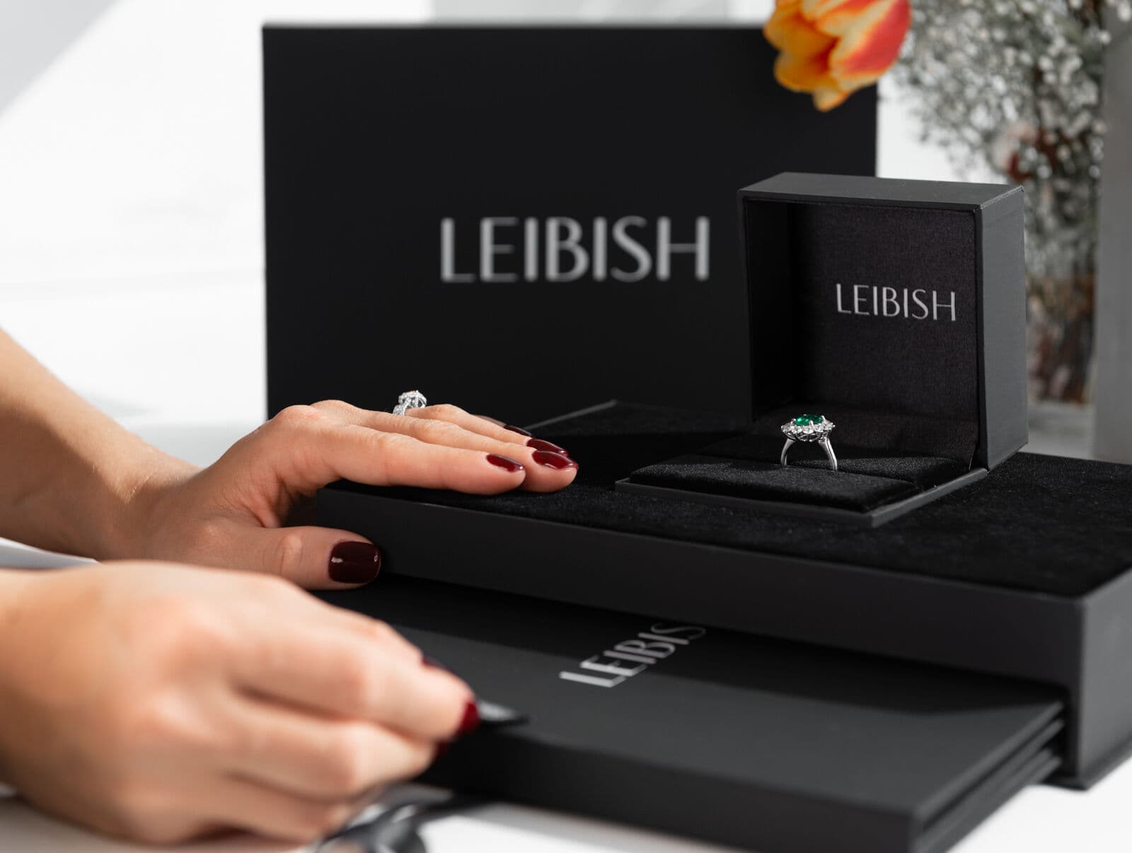 leibish packaging