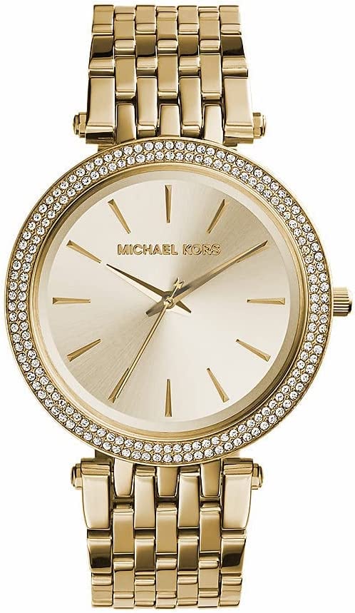 michael kors darci 3 gold watch
