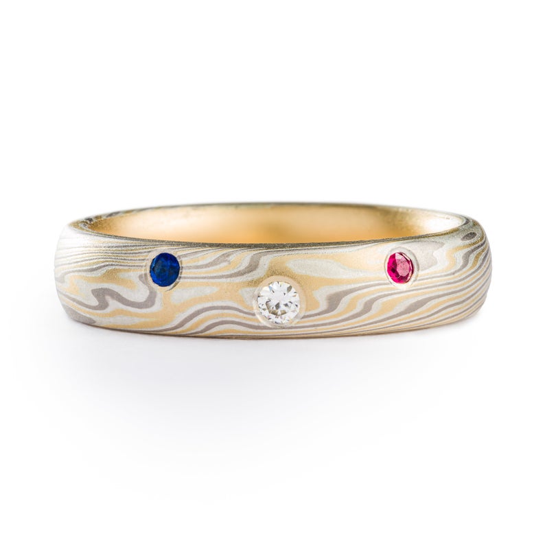 mokume gane ring
