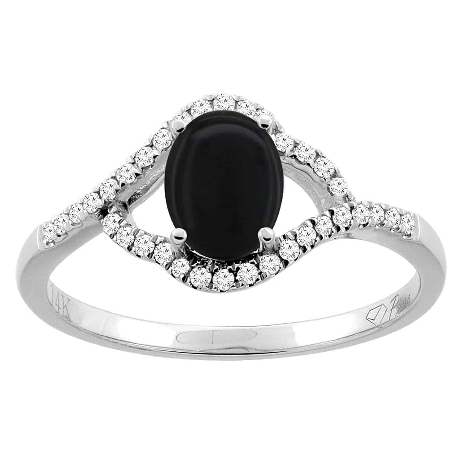 Black onyx ring