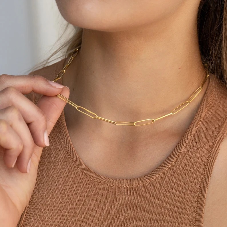 paperclip necklace
