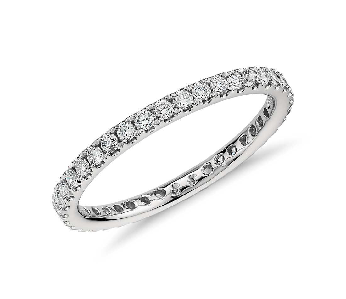 pave set eternity ring