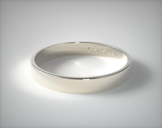 pipe cut wedding ring