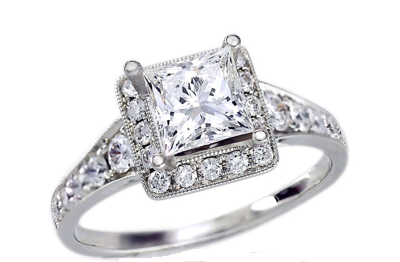 What is milgrain engagement ring?