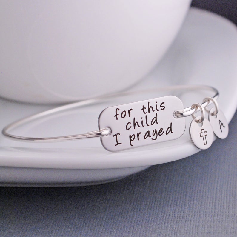 quotes bangle new mom jewelry