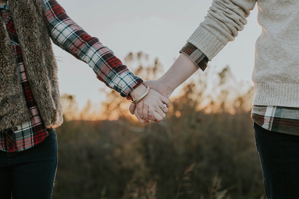 Couple holding hand