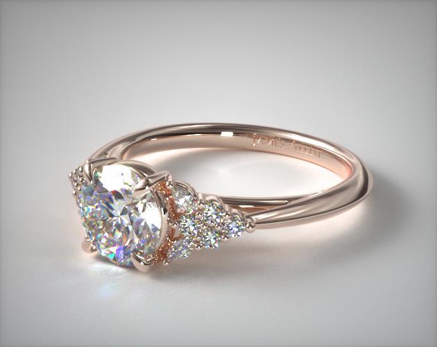 Rose gold diamond ring
