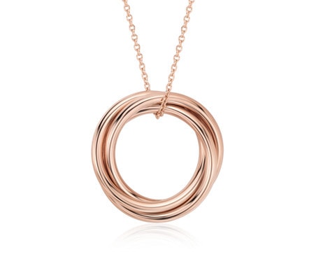 Rose gold pendant