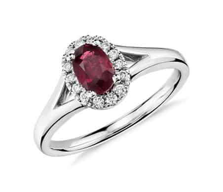 Ruby engagement ring