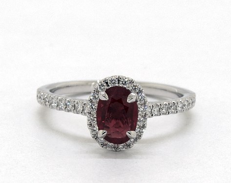 ruby engagement ring