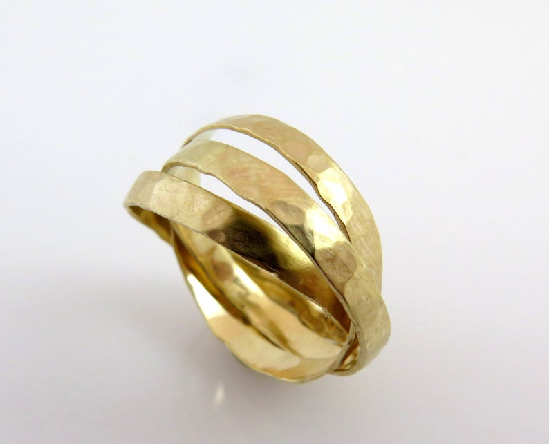 Aligned Russian wedding ring
