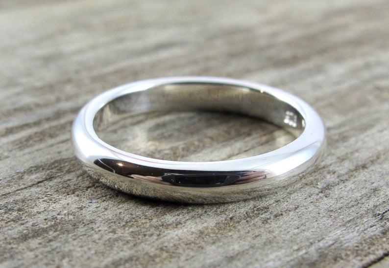 silver wedding band